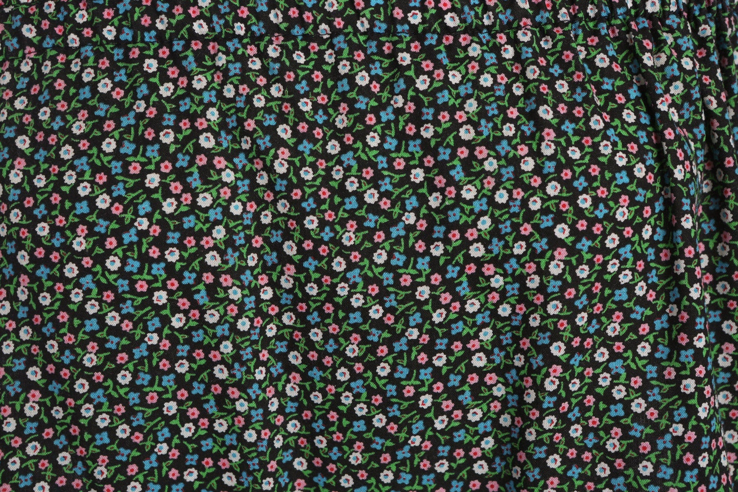 Vintage Floral Print Summer Dress - Era 70s - 80s