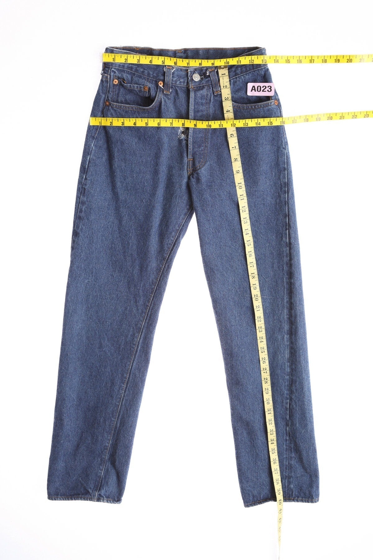 Vintage 501 Levi's Jeans - Dark Wash Blue - Made in USA - Era 80s - 90s