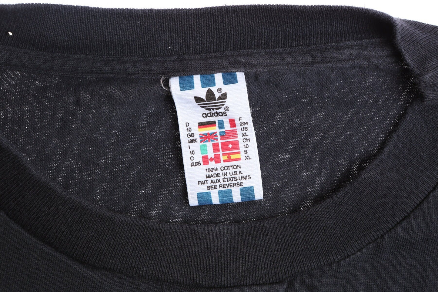 1994 Soccer World Cup Dallas Texas Black Adidas Graphic T-shirt