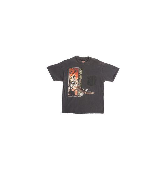 Harley Davison Black Graphic T-shirt - San Diego California