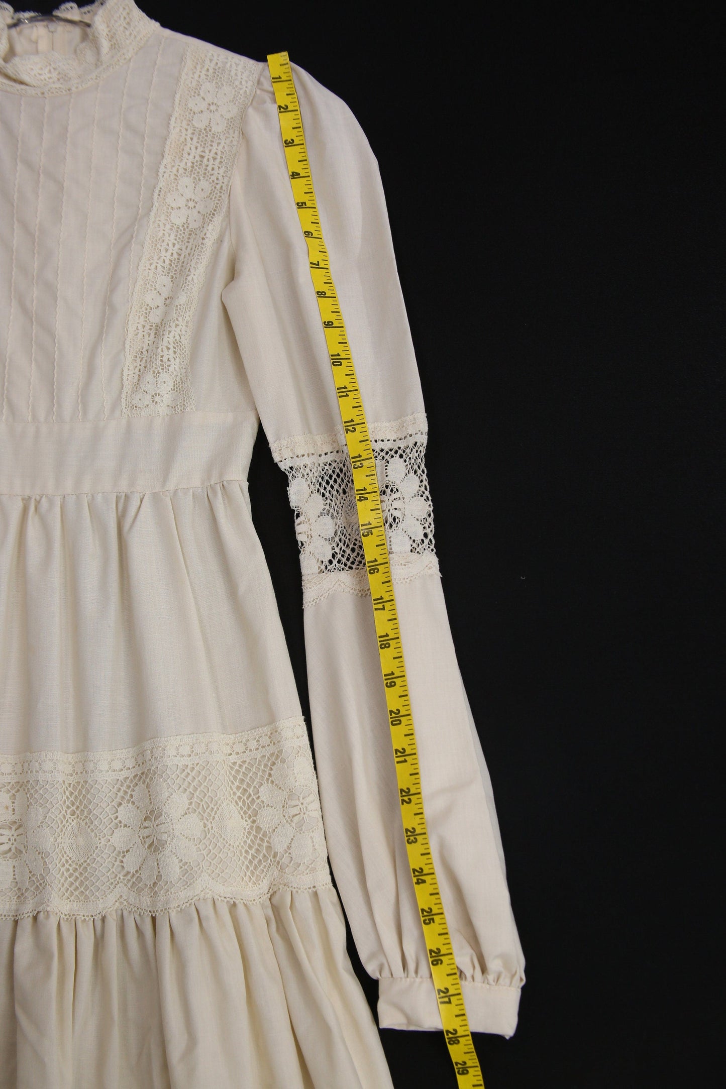 Vintage Gunne Sax Dress / Long Sleeve / 1970s / Long