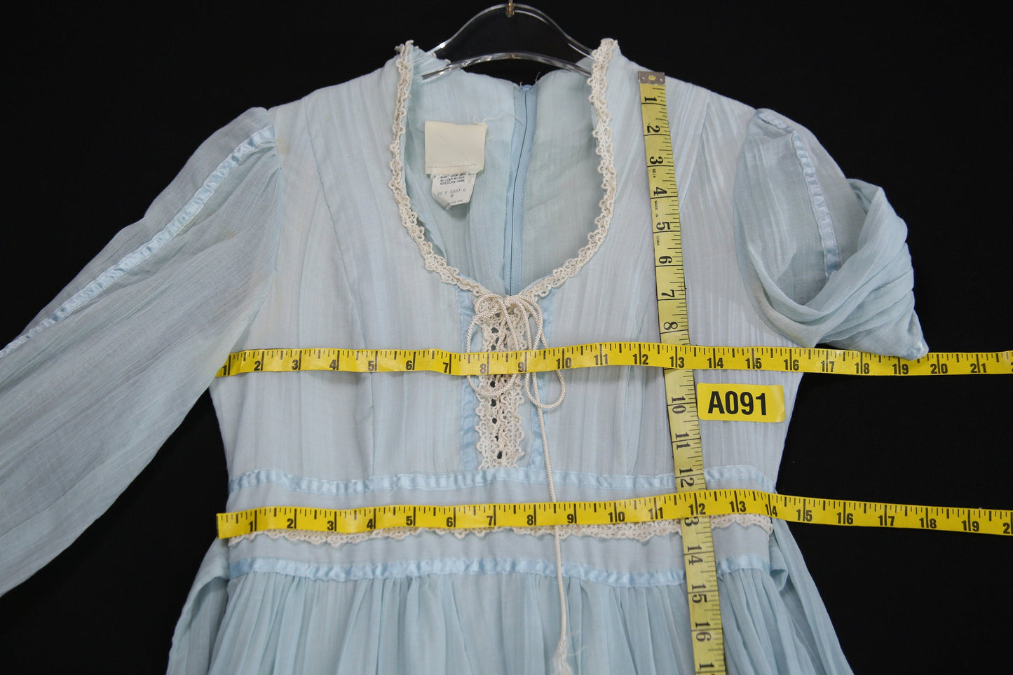 Vintage Prairie Dress - Estimated Era 1970's - 1980's