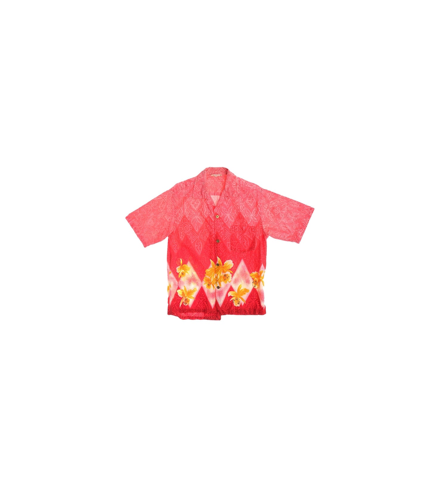 Vintage Hawaiian Shirt by Hawaiian Tops / Made in Hawaii / Estimated era: 40s - 50s