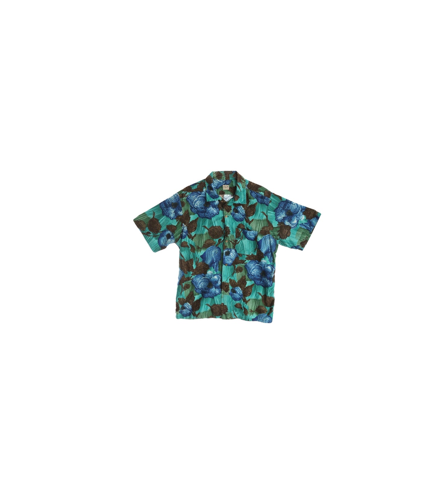 Vintage Hawaiian Shirt by Ruth / Made in Honokaa, Hawaii / Estimated era: 50s - 60s