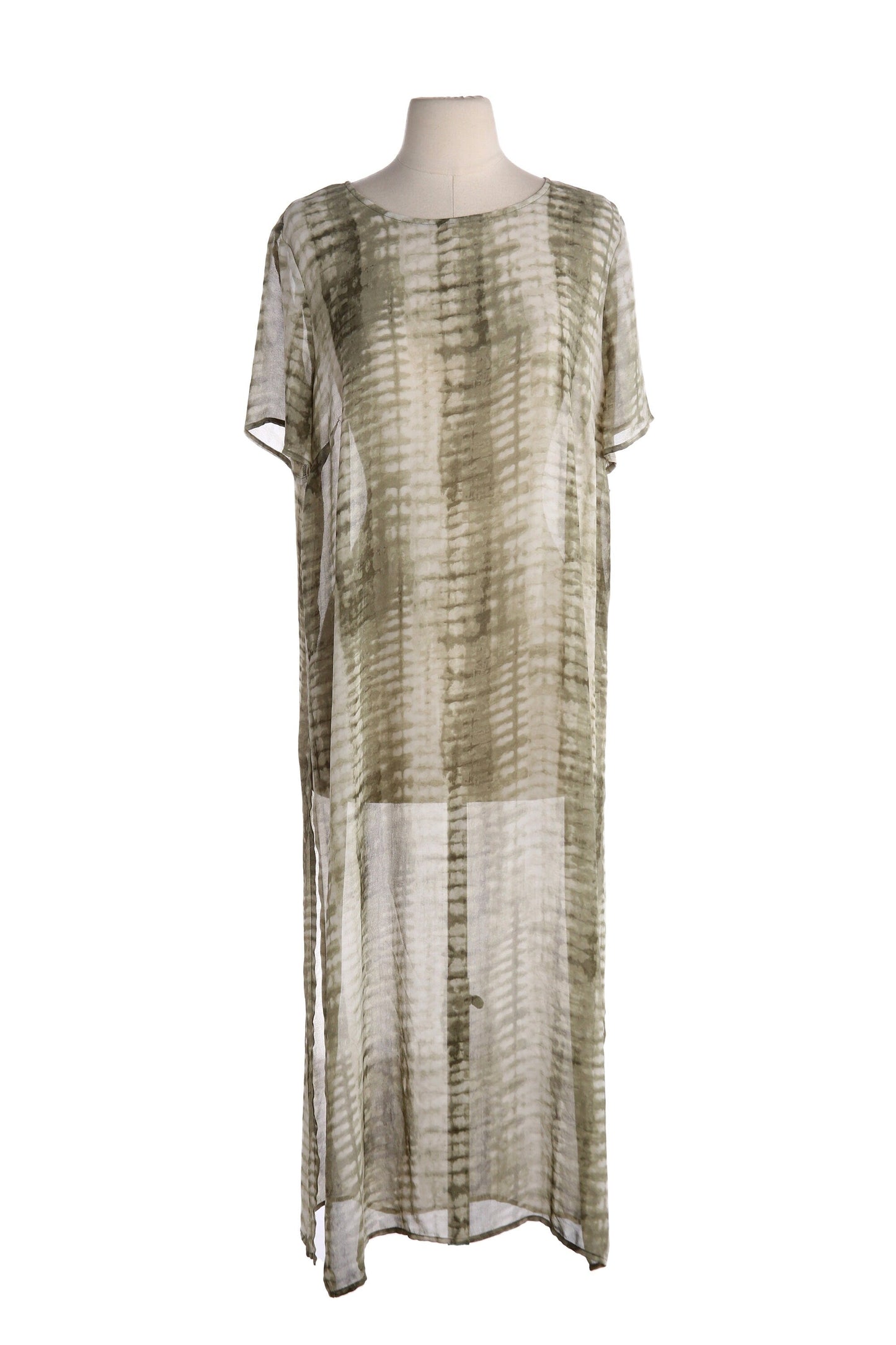 Y2K Gray Sheer Dress