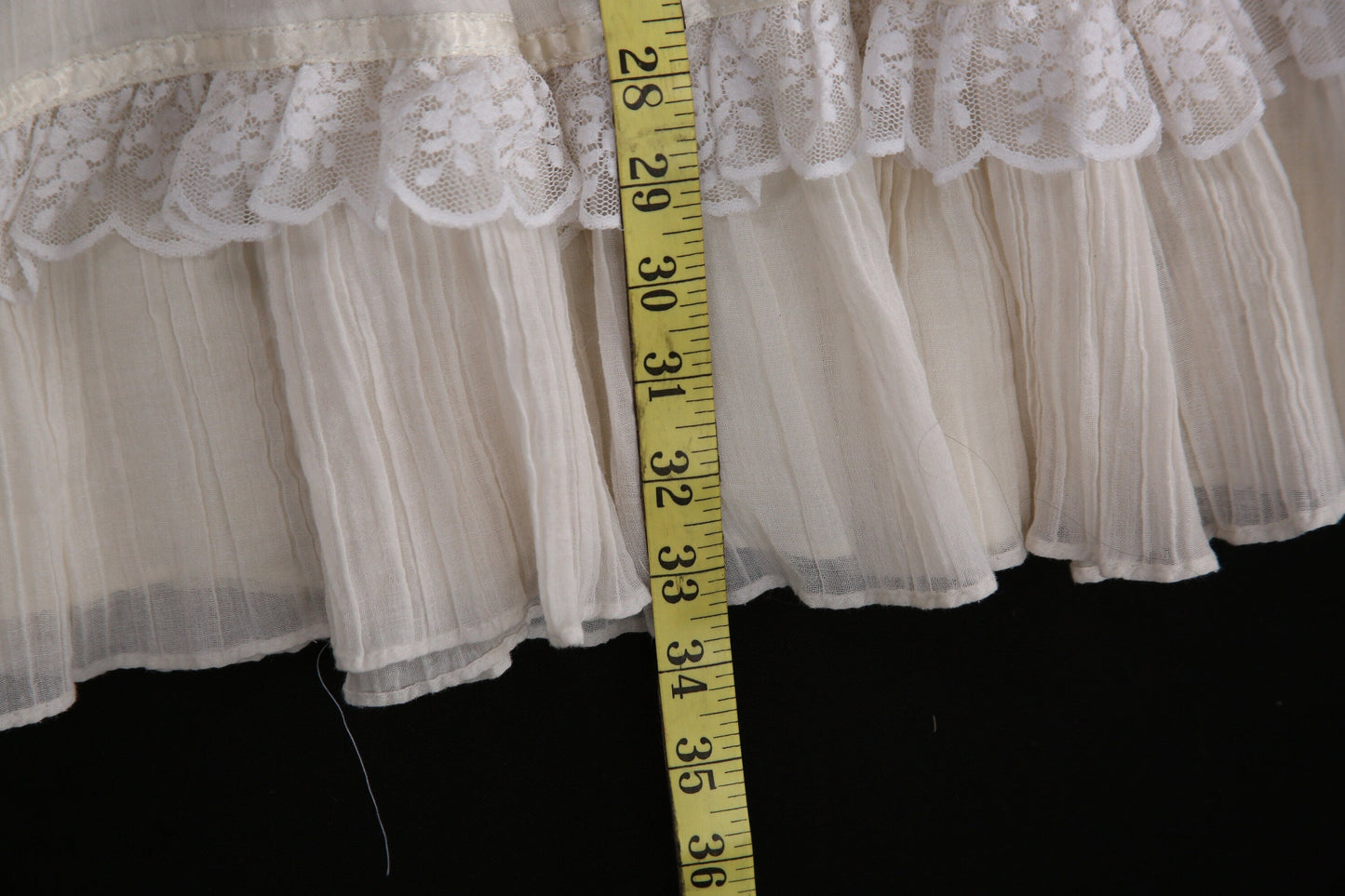 Vintage Gunne Sax Dress / Youth Size / Long Sleeve / Waist Belt / 1970s