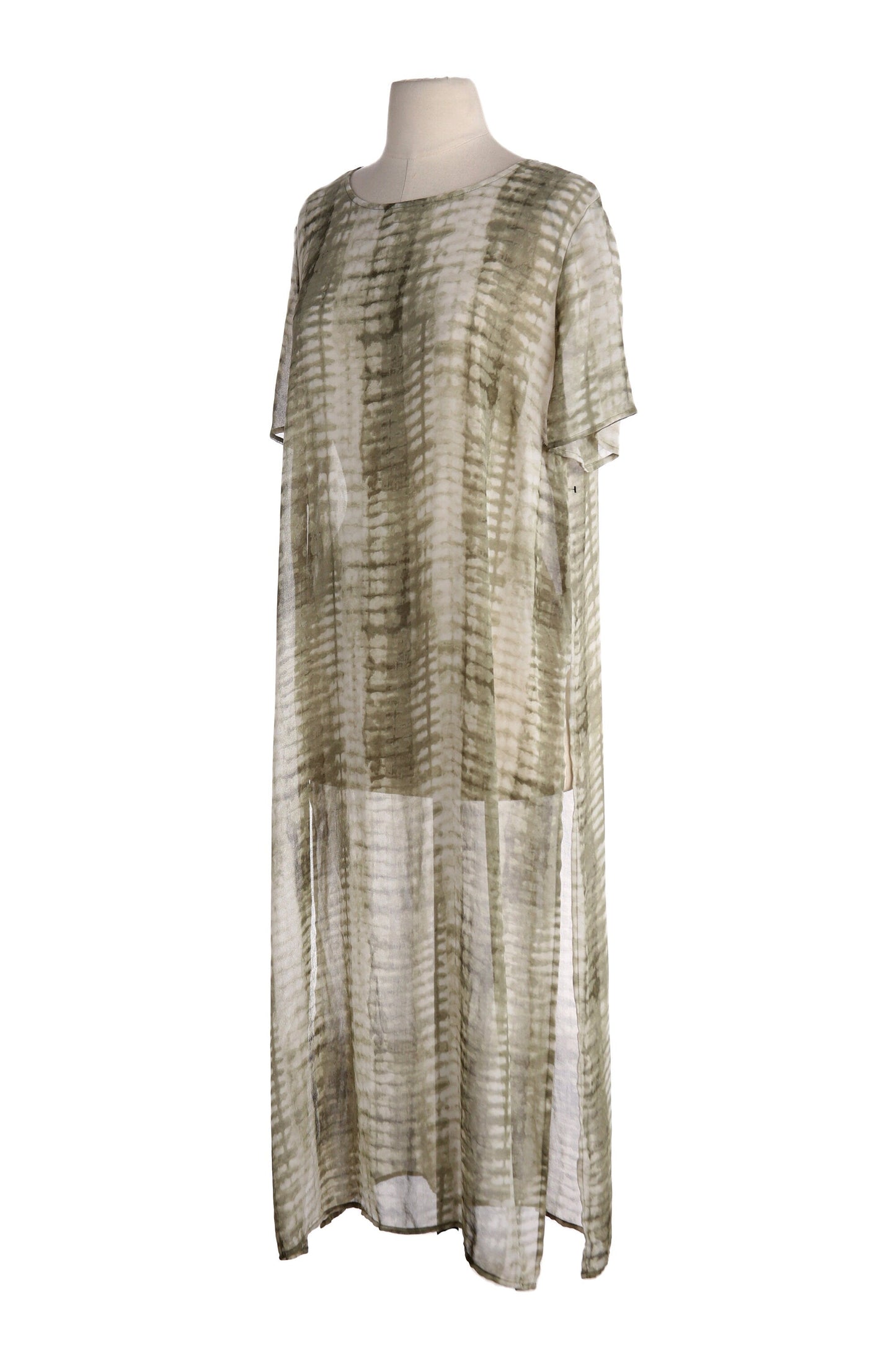 Y2K Gray Sheer Dress
