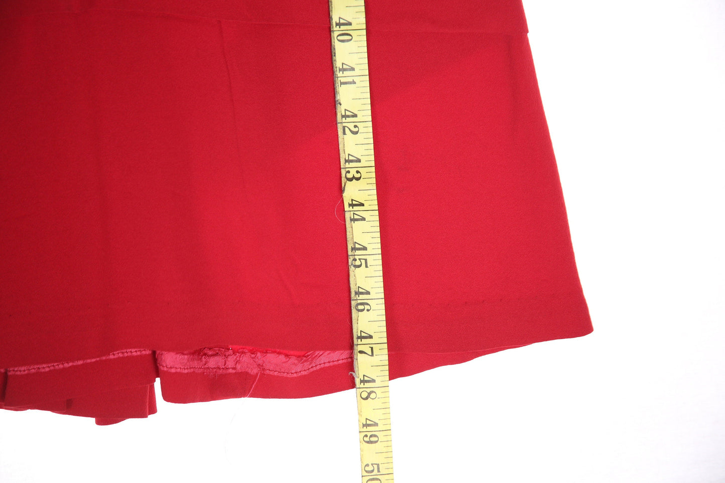 1940s Women Red Evening Dress