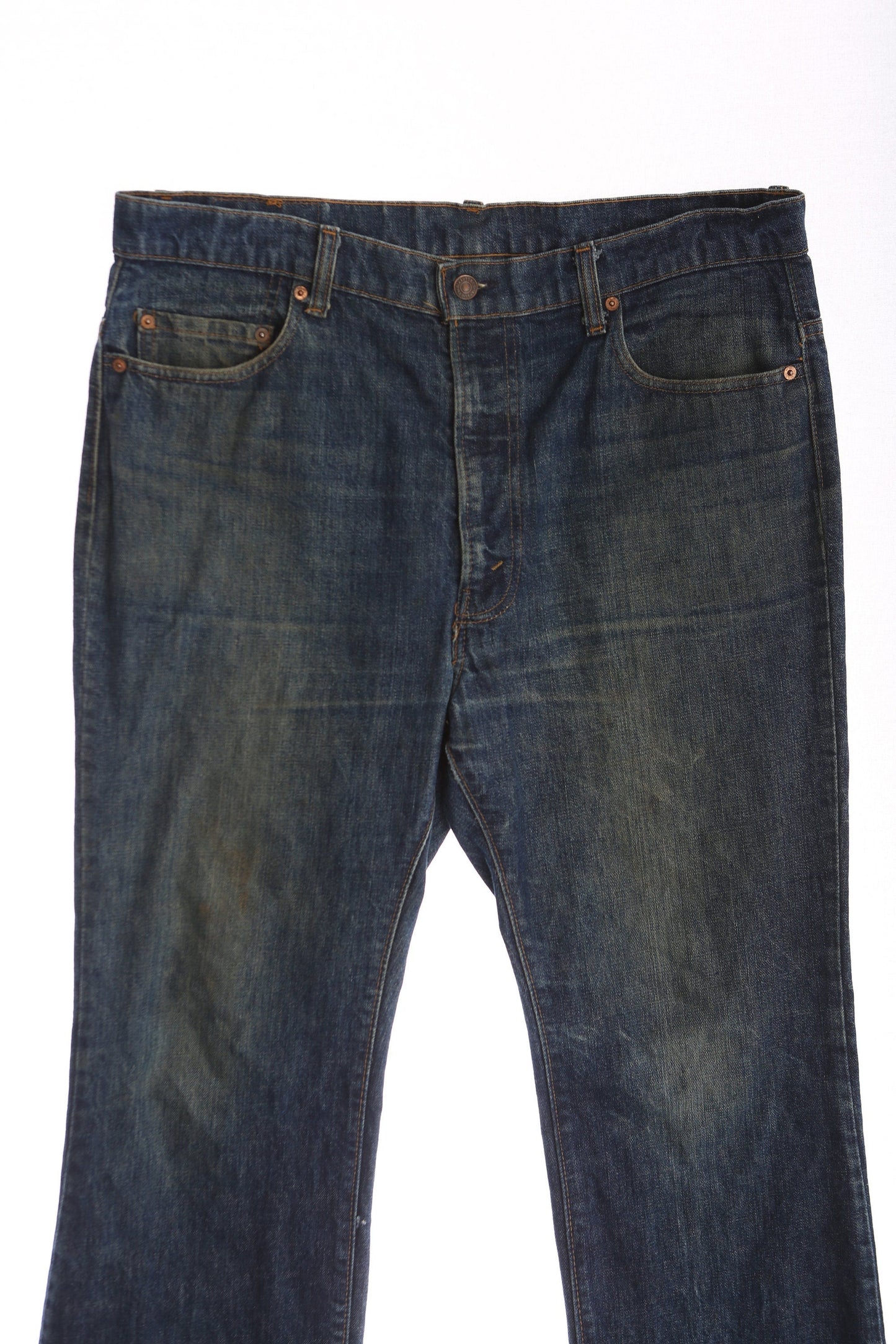 Vintage Levi's Denim Pants / Dark Wash / Era 1980's - 1990's