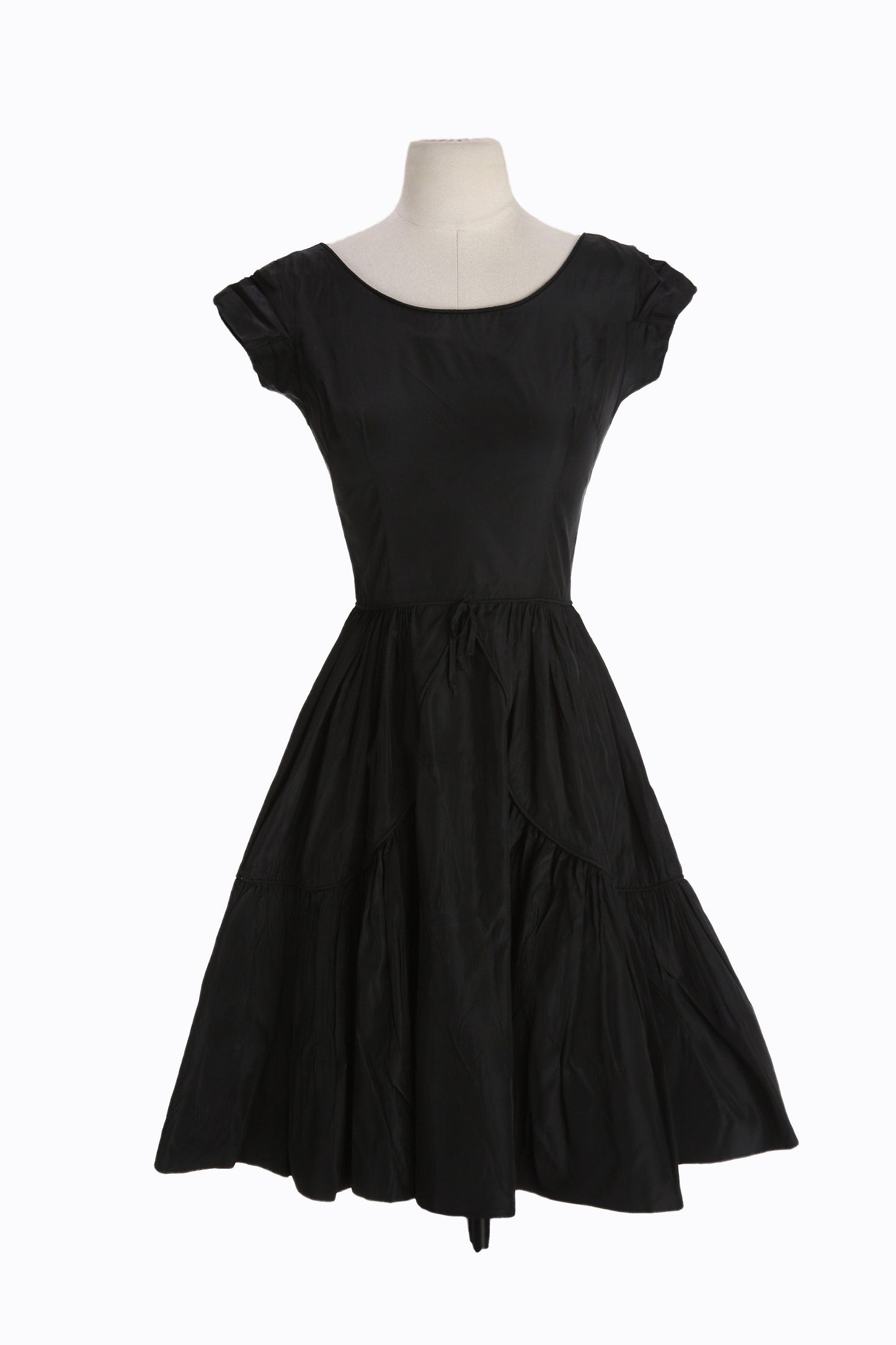 1950's Women's Black Casual Dress by Gay Gibson