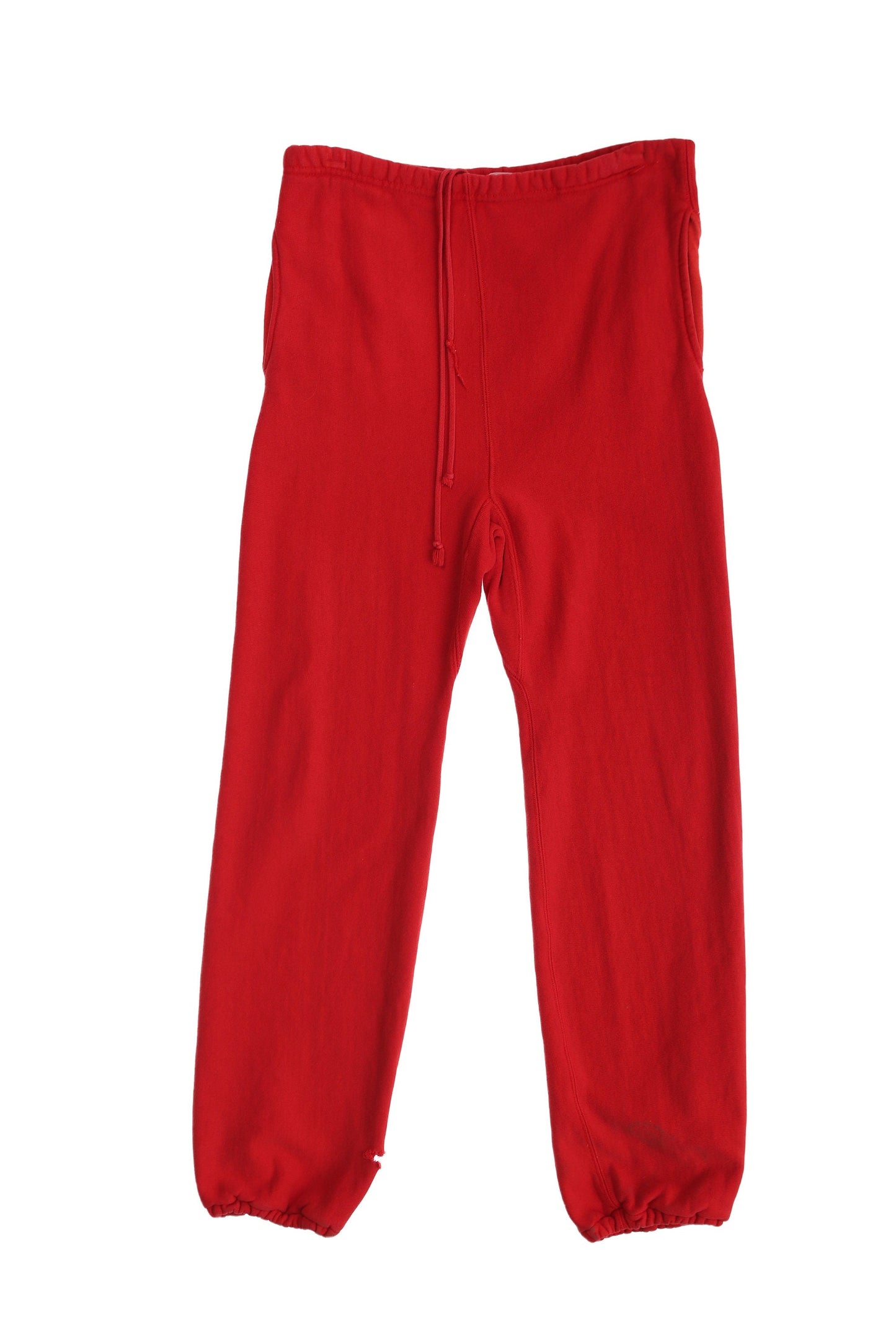 Vintage Champion Red Sweatpants / Era 1980's - 1990's