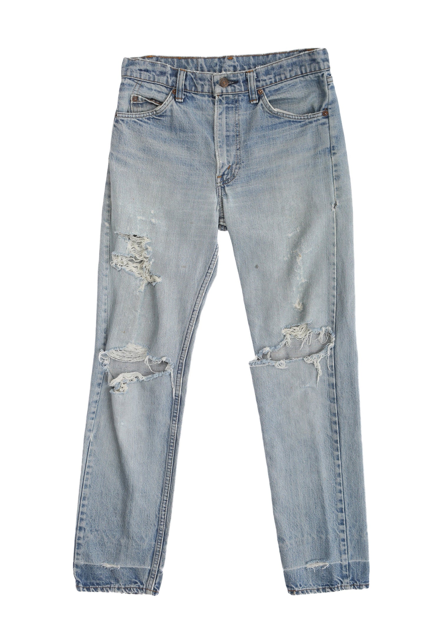 Vintage Levi's Distressed Denim Pants / Orange Tab