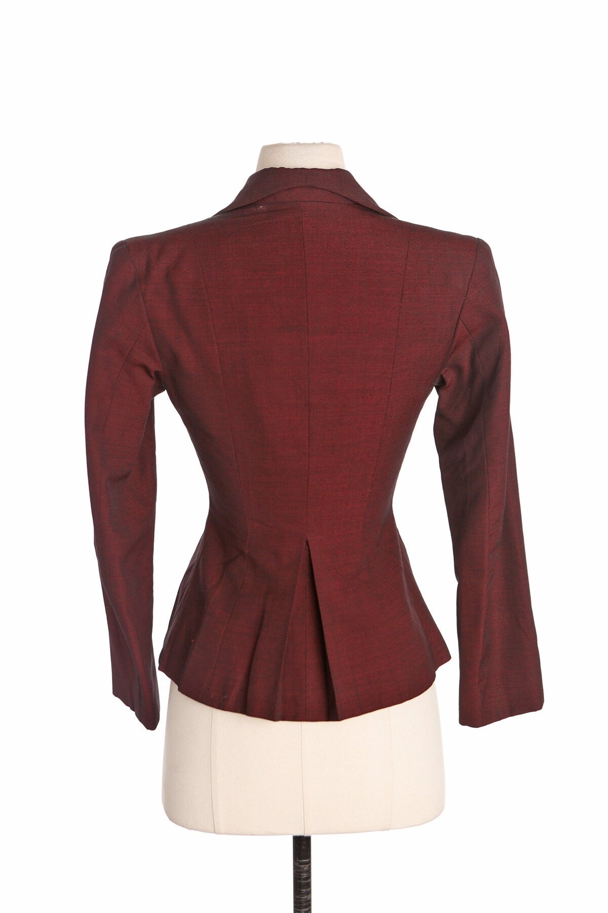 1940s Women Red Casual Button Up Jacket