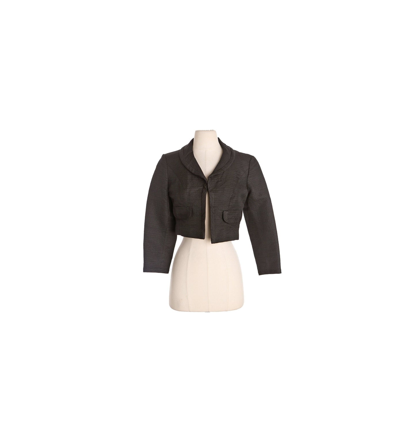 1950s Women Black Casual Jacket by Helen Rose