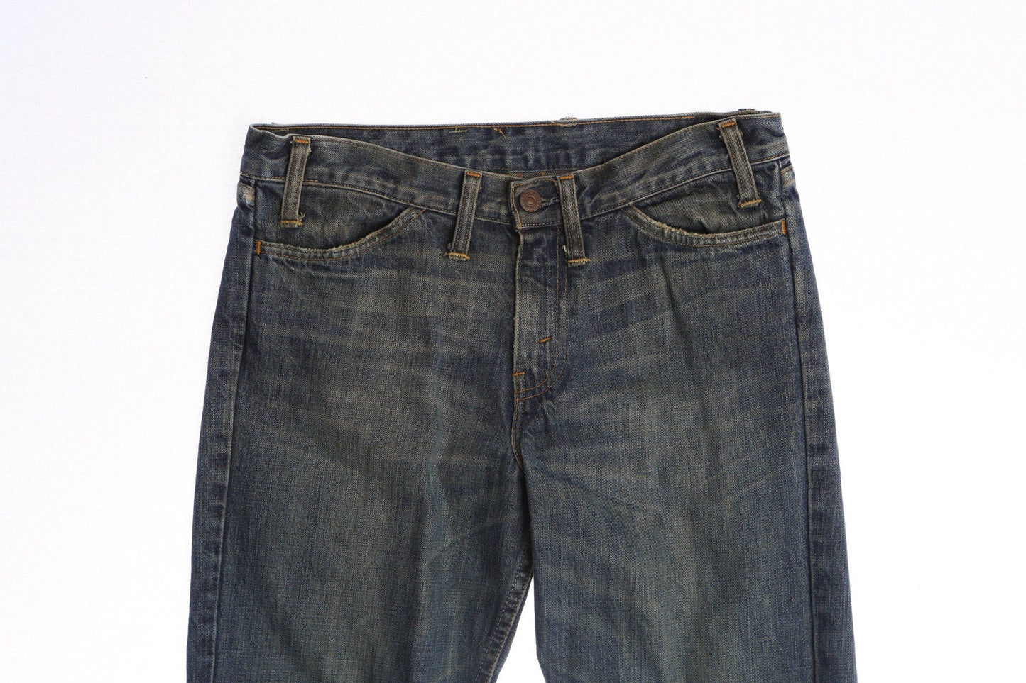 Vintage Levi's Bell Bottom Pants / Orange Tab / Dark Wash