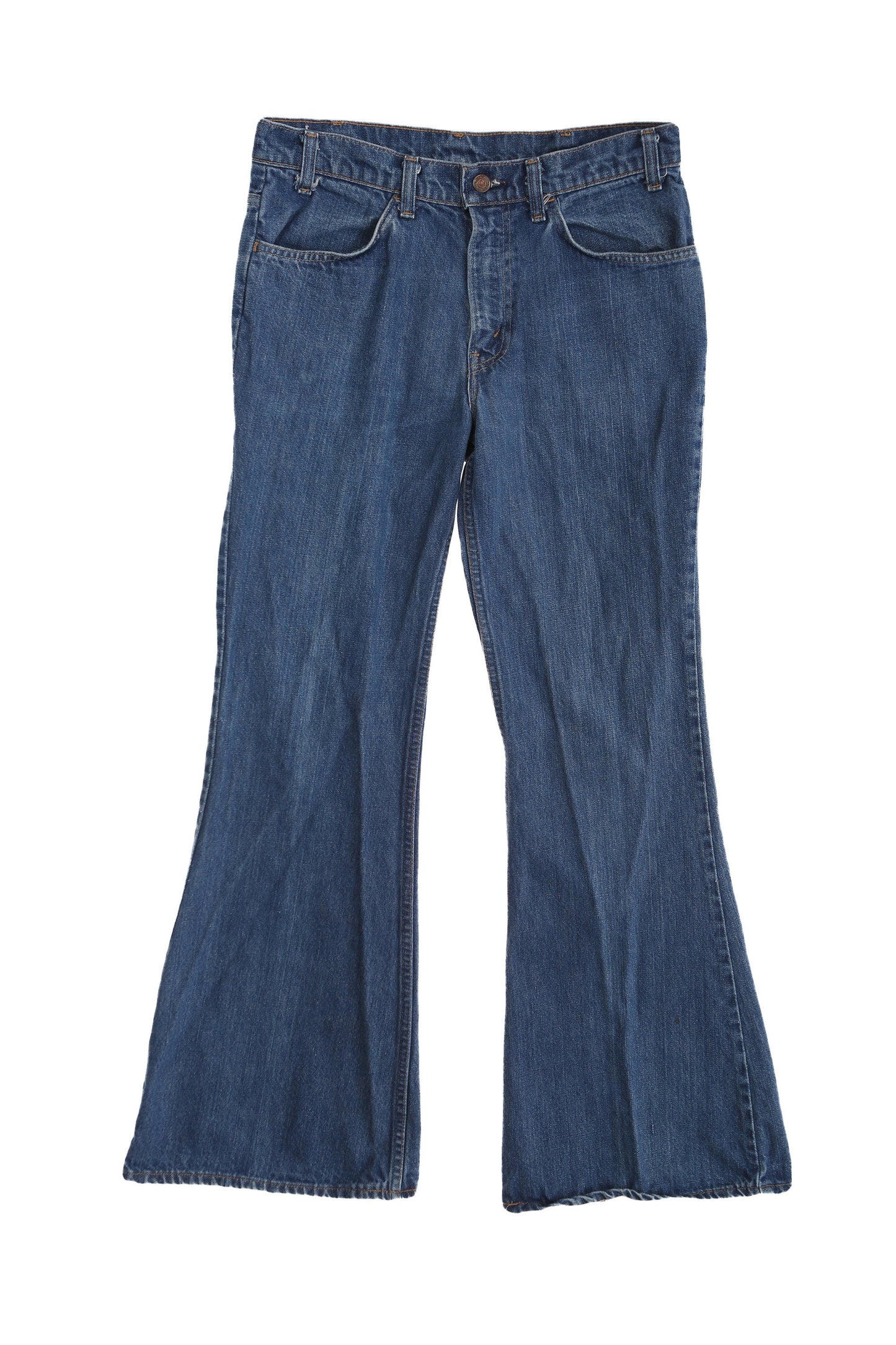 Vintage Levi's Denim Bell Bottom Pants / Orange Tab / 517 / Era 1970's