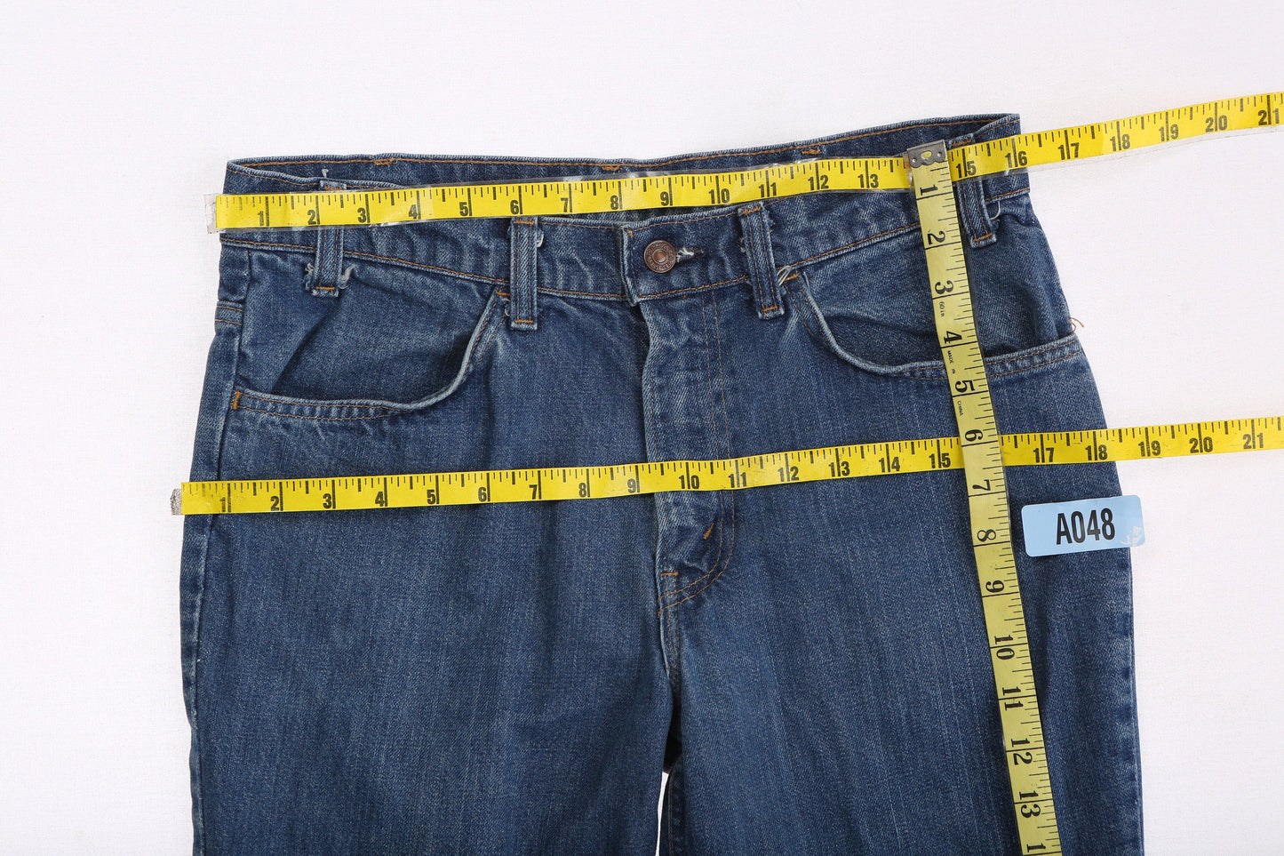 Vintage Levi's Denim Bell Bottom Pants / Orange Tab / 517 / Era 1970's