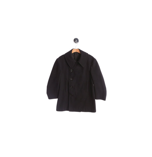 Vintage Men Navy Peacoat Manufactured by Naval Clothing Factory