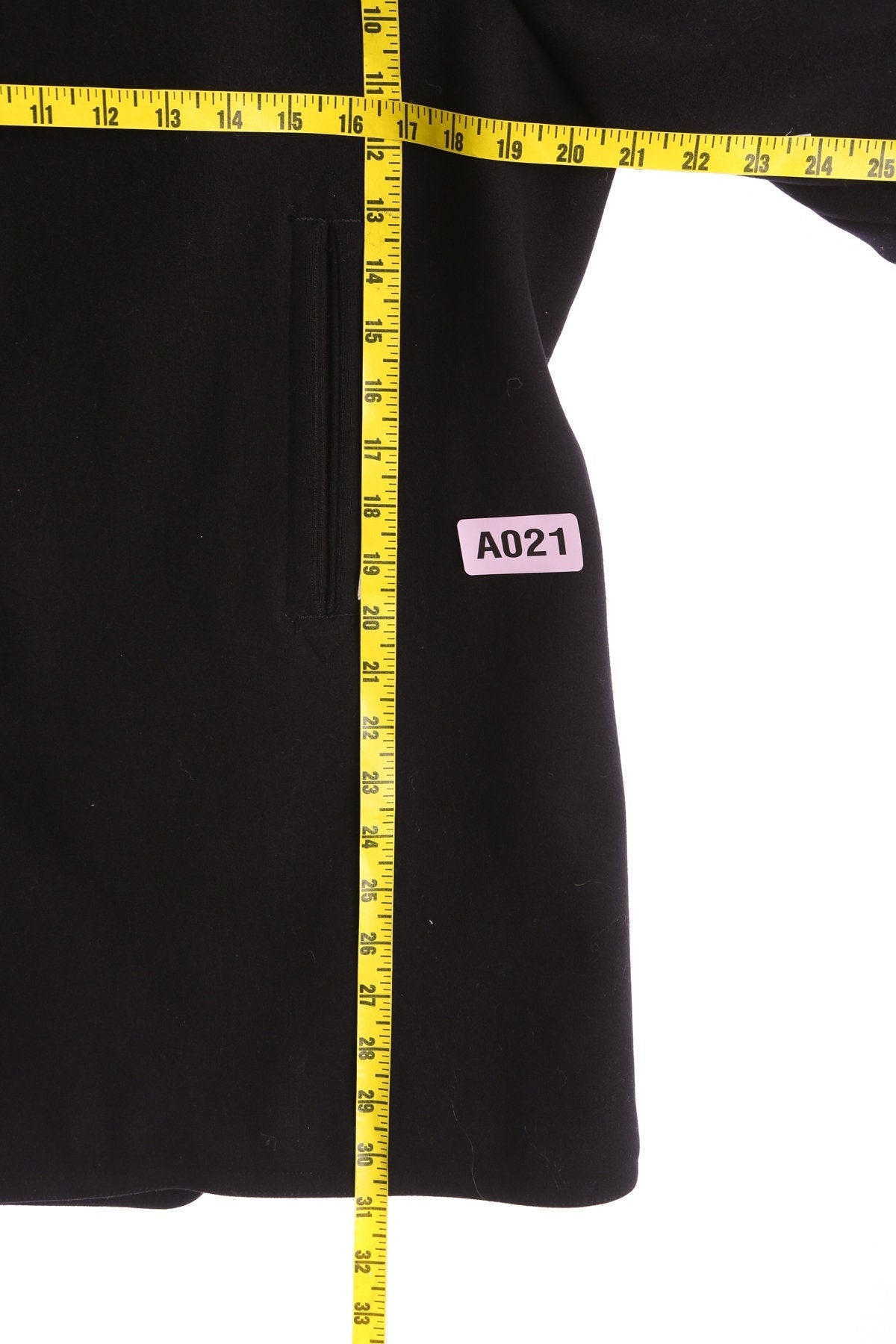 Vintage Men Navy Peacoat Manufactured by Naval Clothing Factory