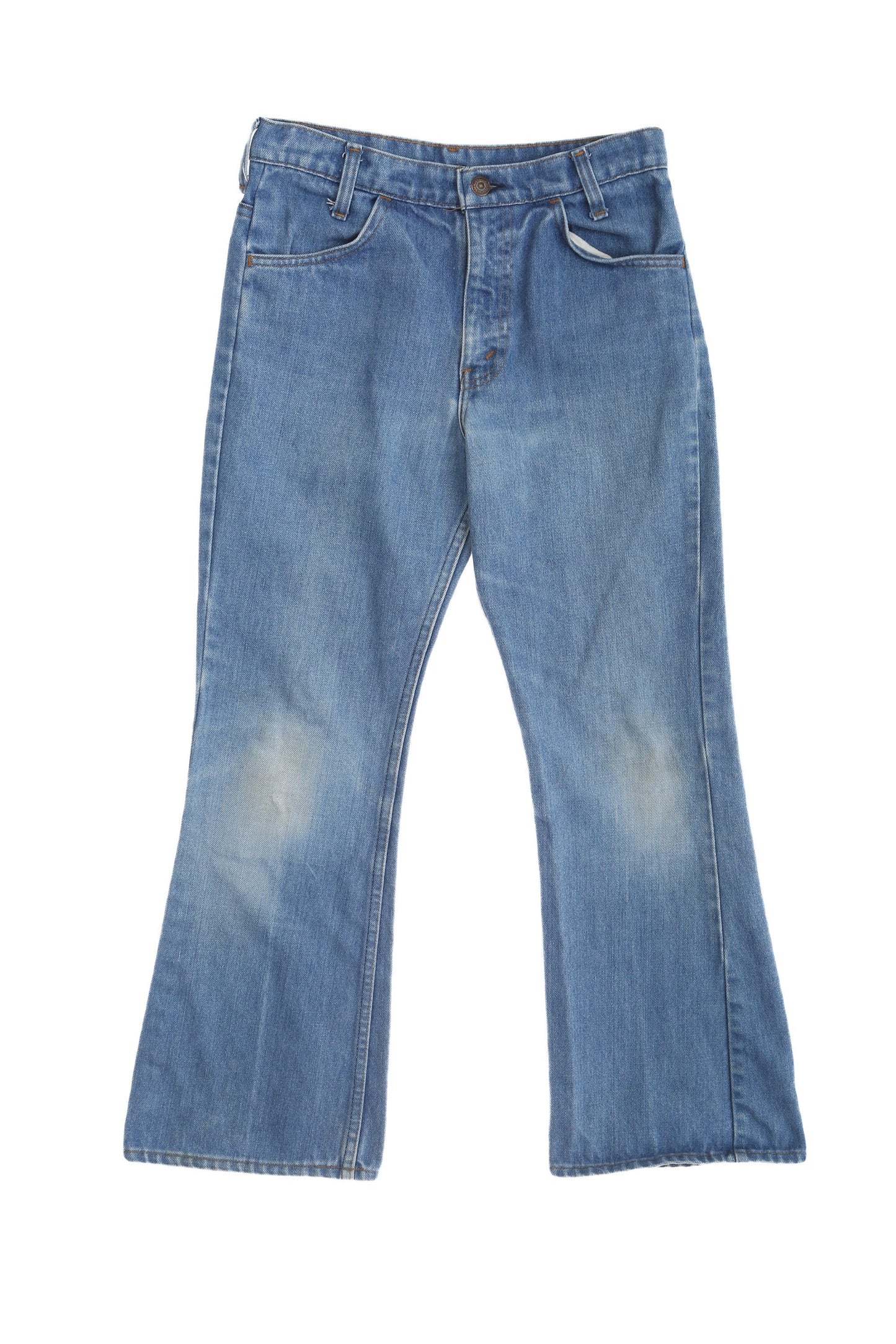 Vintage Levi's Bell Bottom Pants / Denim / 1970s - 1980s / Medium Wash