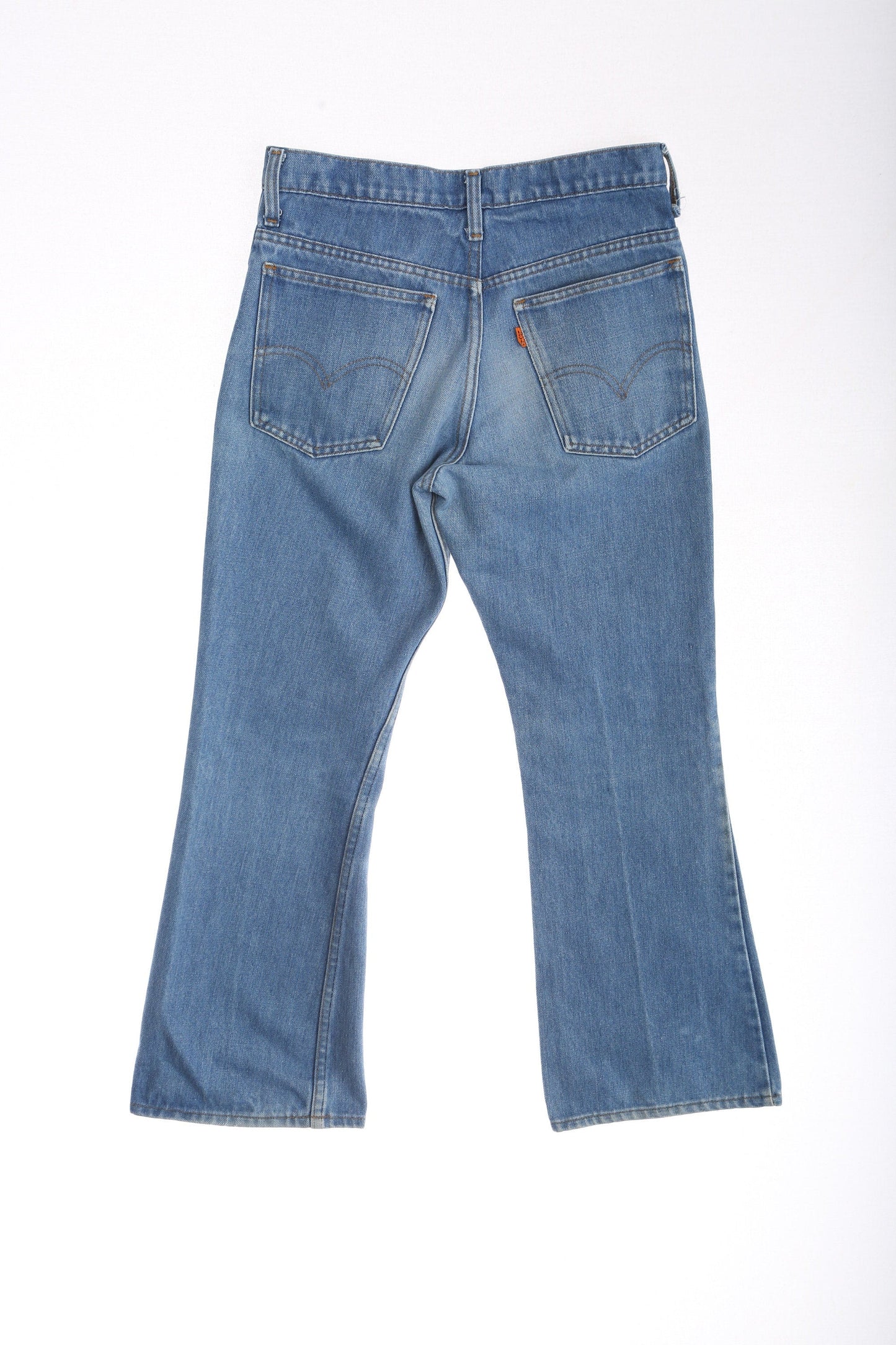 Vintage Levi's Bell Bottom Pants / Denim / 1970s - 1980s / Medium Wash