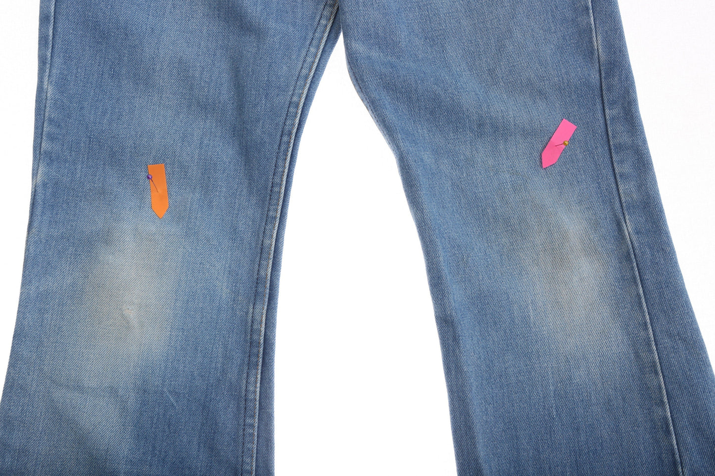 Vintage Levi's Bell Bottom Pants / Denim / 1970s - 1980s / Medium Wash