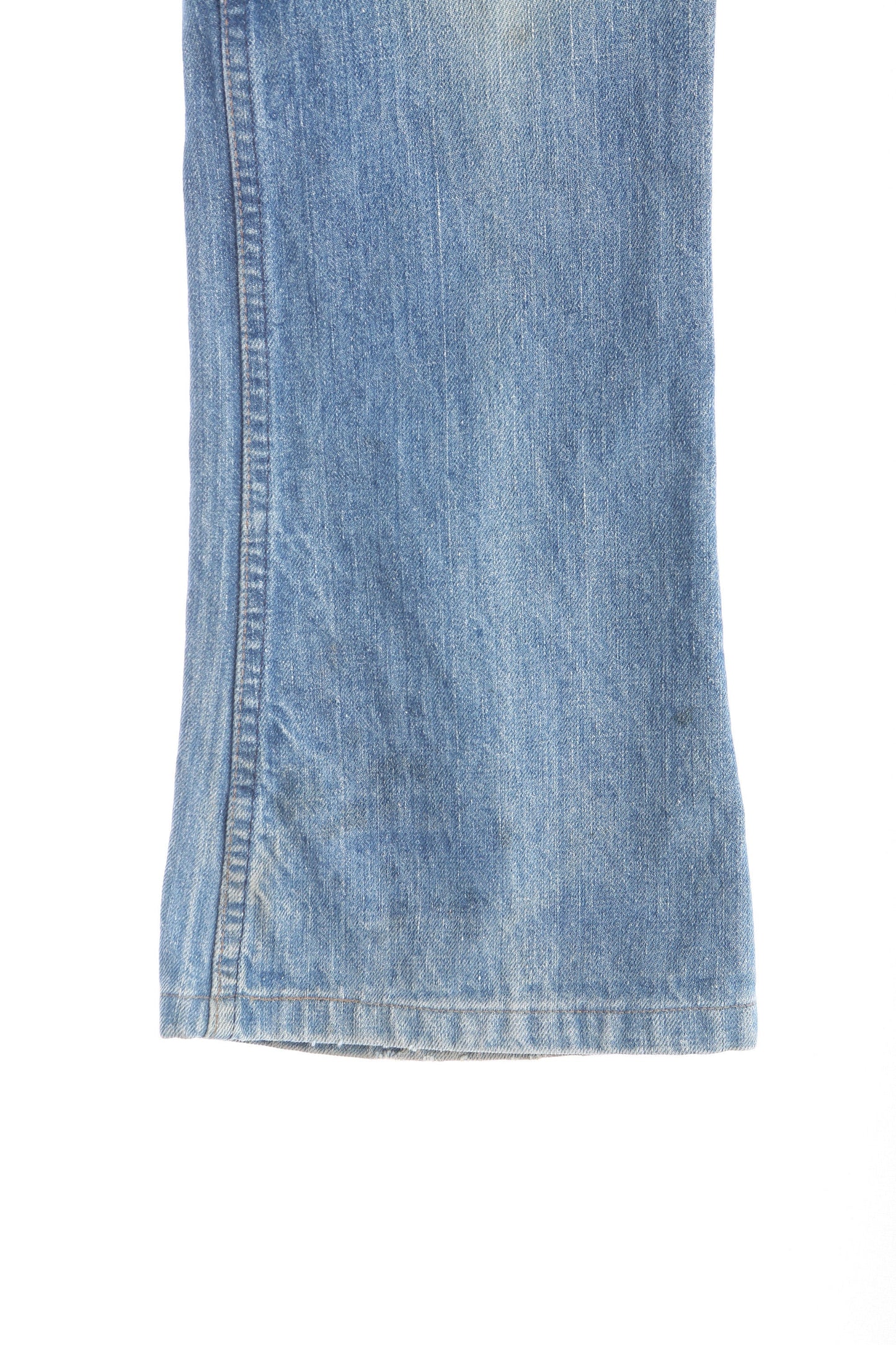 Vintage Levi's Bell Bottom Pants / Orange Tab / Made in USA / Era 1970's - 1980's / Denim / Light Wash