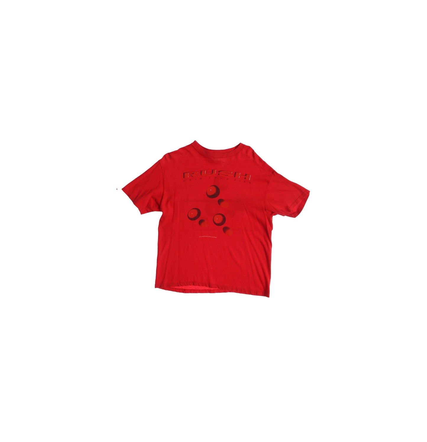 Rush Hold Your Fire Red Graphic T-shirt