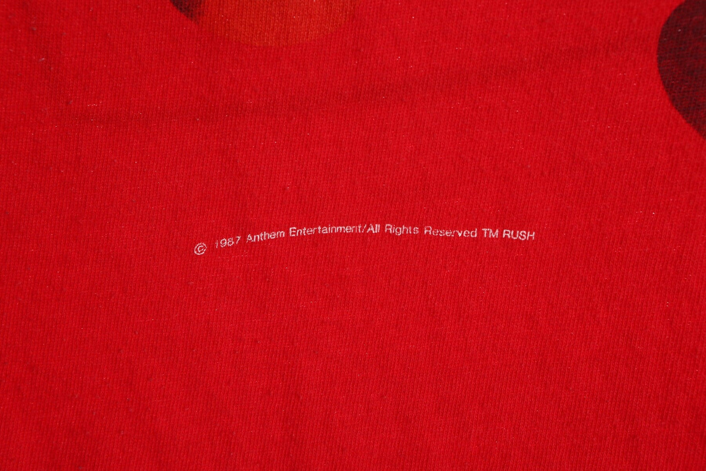 Rush Hold Your Fire Red Graphic T-shirt