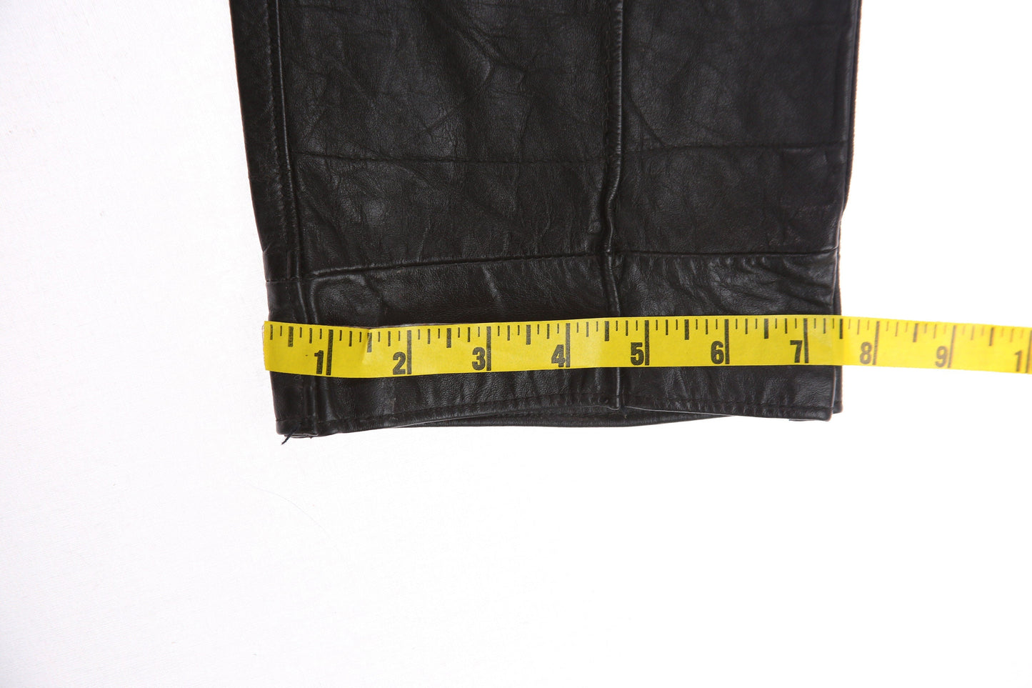 Vintage Men's Black Leather Pants by Brooks - Estimated Era 1970's - 1980's