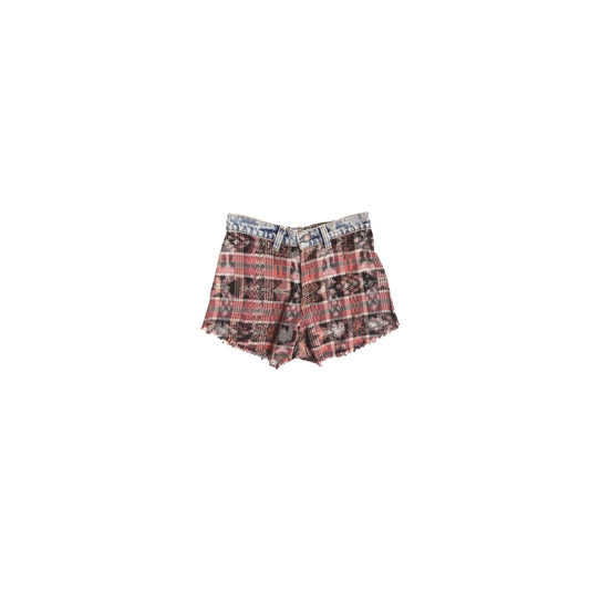 Costume Made Tapestry Fabric Women High Waist Short