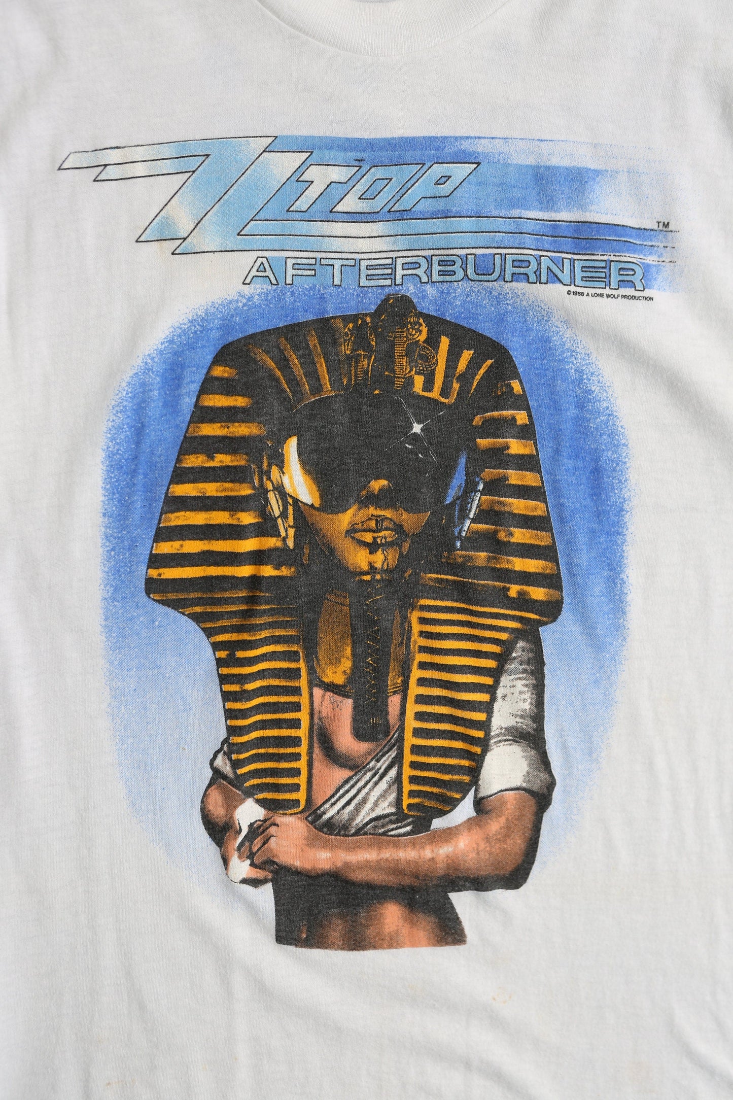 Vintage ZZ Top Afterburner Rock Graphic T-shirt - 1986 Afterburner Tour