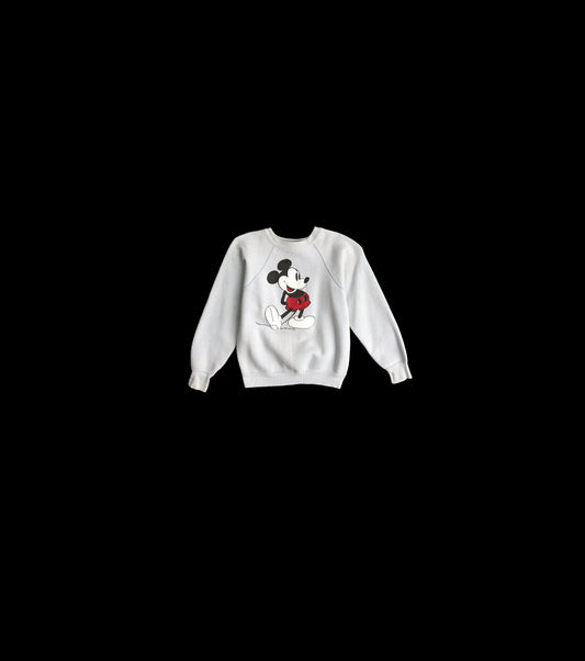 Vintage Mickey Mouse Graphic Sweatshirt - Era 1970's to 1980's