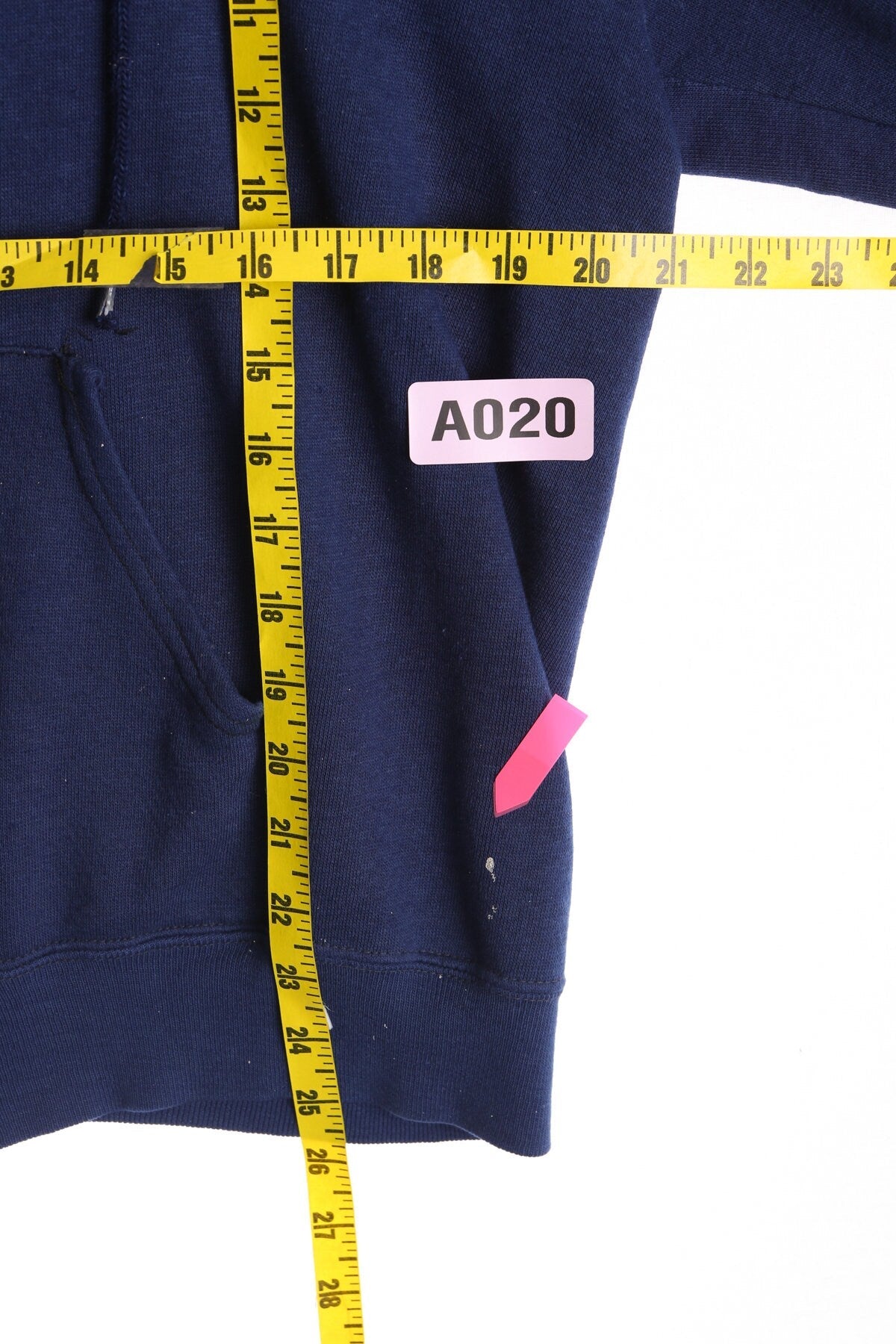 Vintage Blue No Print Zipper Closure Hoodie