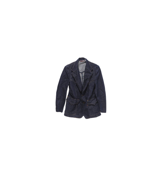 Vintage Levi's Blue Denim Men's Blazer - Estimated Era 1970's - 1980's