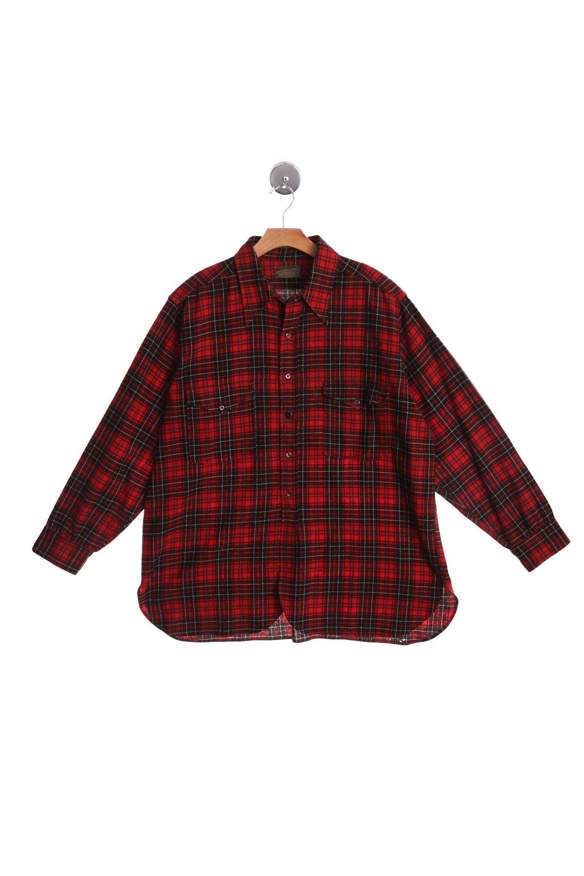 Pendleton Men's Red Plaid Flannel Shirt