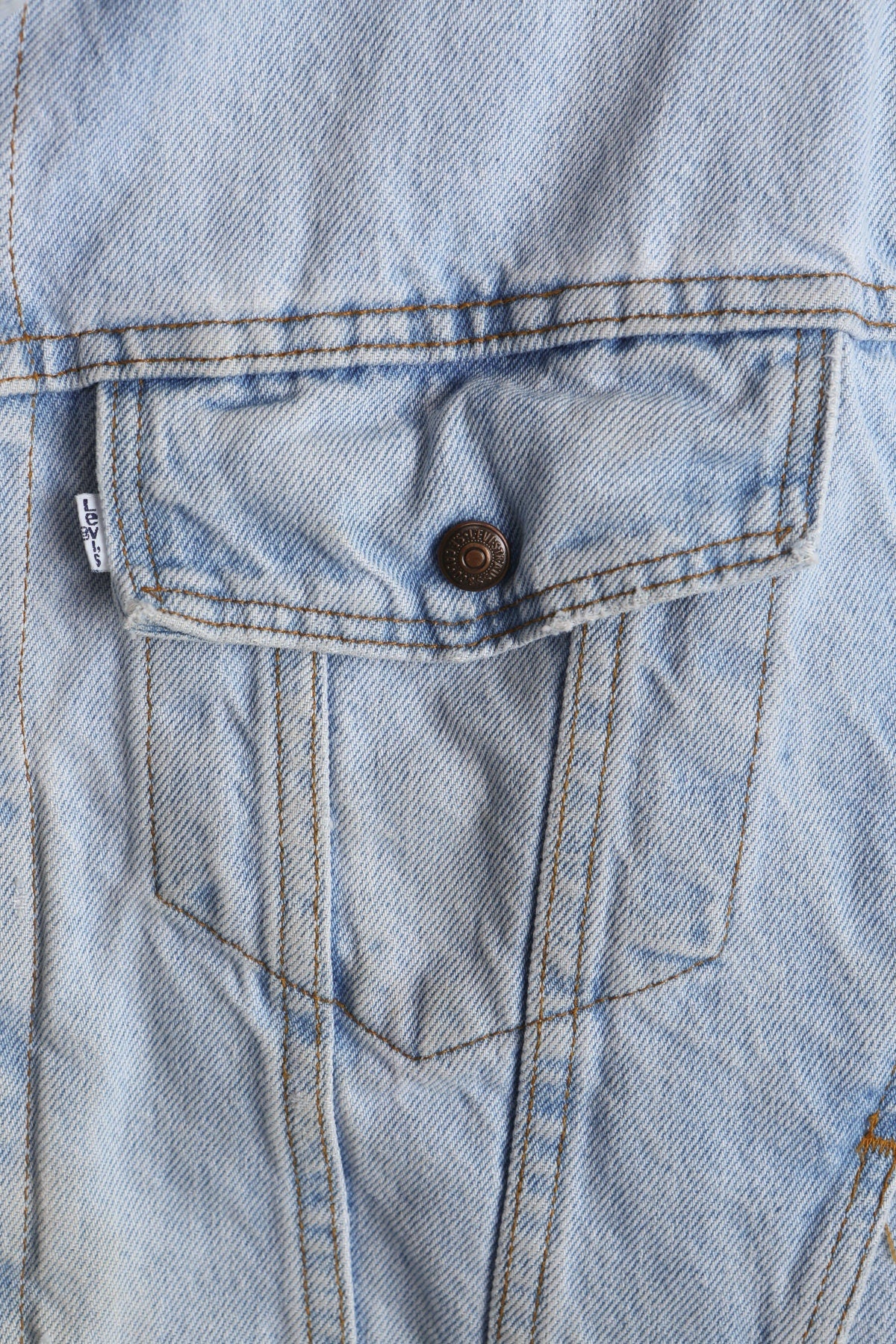 Levi's Blue Denim Sherpa - Era 80's - 90's