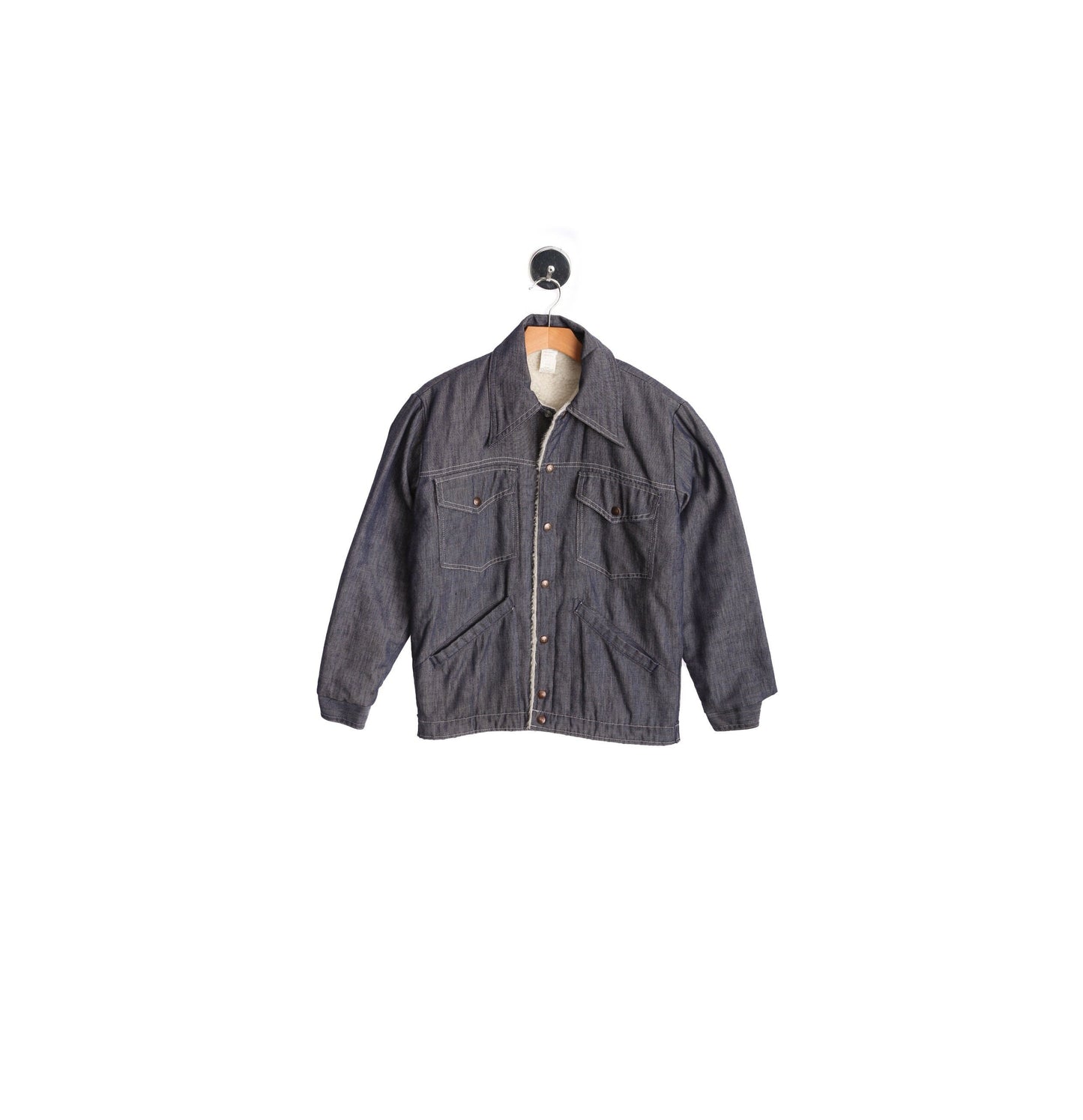 Vintage Good Year Blue Sherpa Jacket