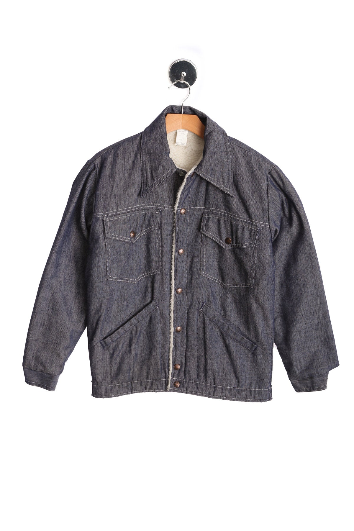 Vintage Good Year Blue Sherpa Jacket