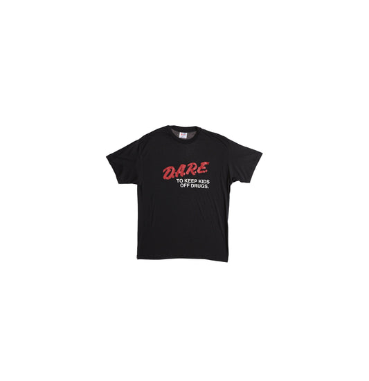 DARE to keep Kids Off Drugs Black Graphic T-shirt