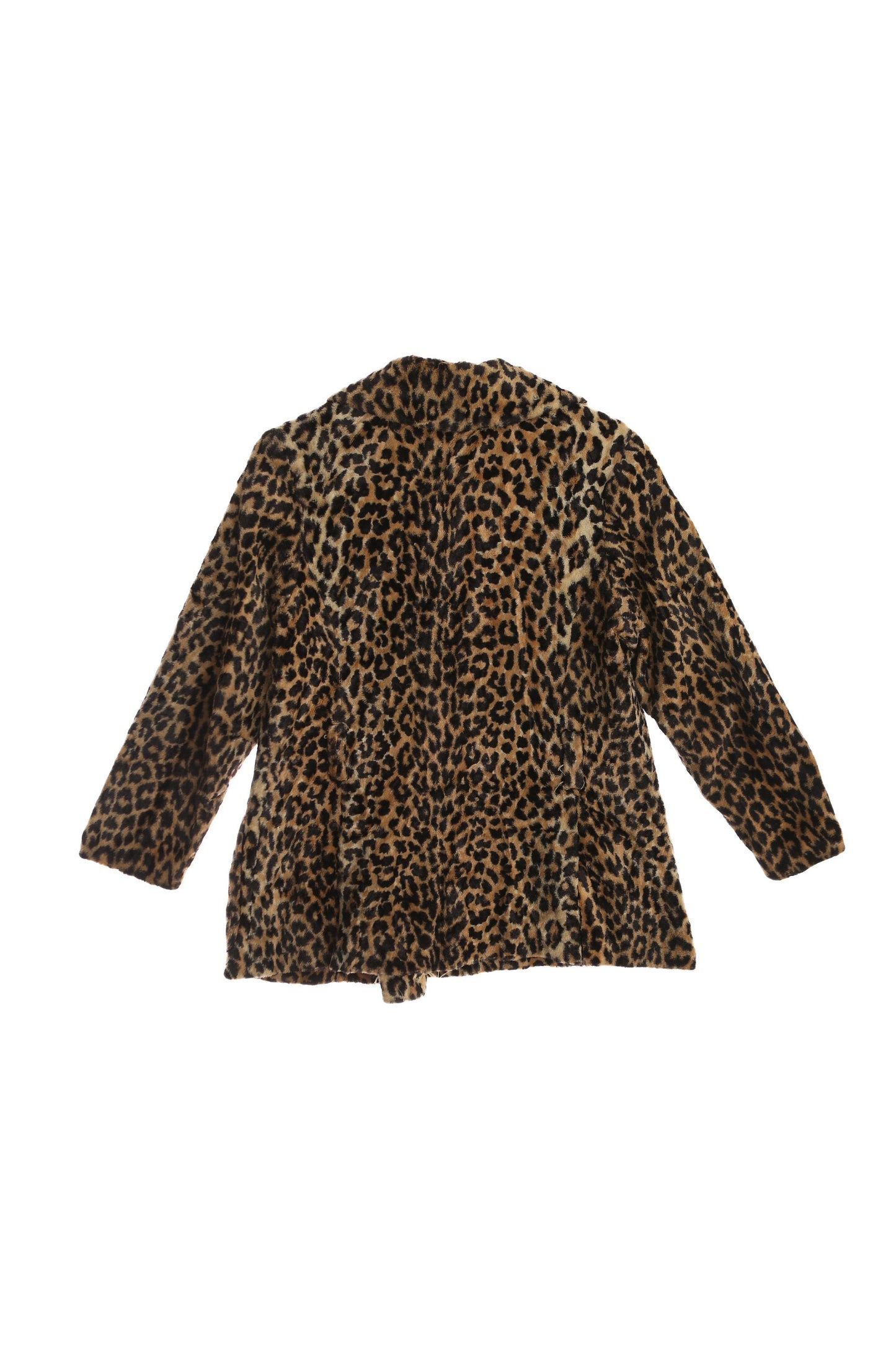 Vintage Women Leopard Print Coat - Era 1950's - 1960's