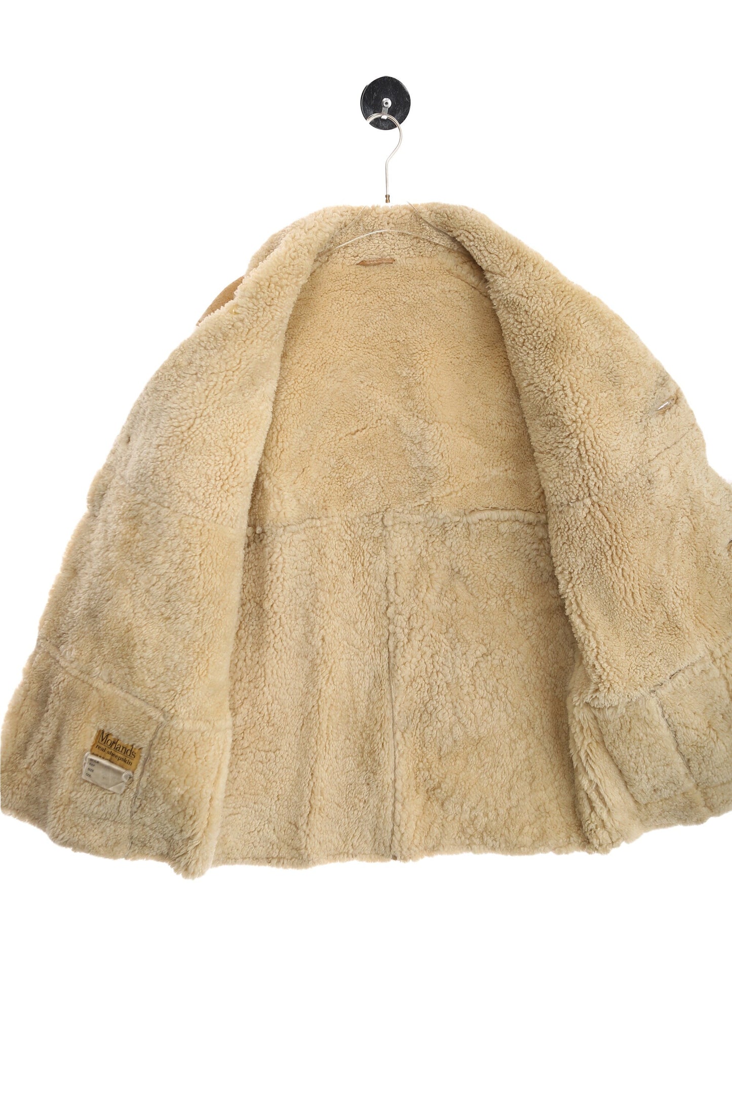Vintage Men Shearling Coat - Made in Glastonbury, England - Sheep Skin