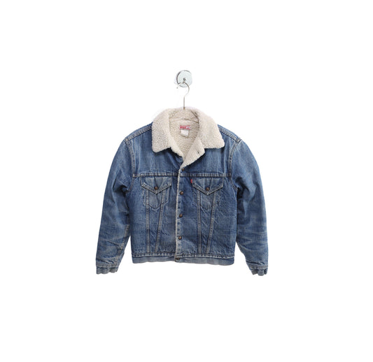 Vintage Levi's Denim Sherpa - Estimated Era 1970's - 1980's