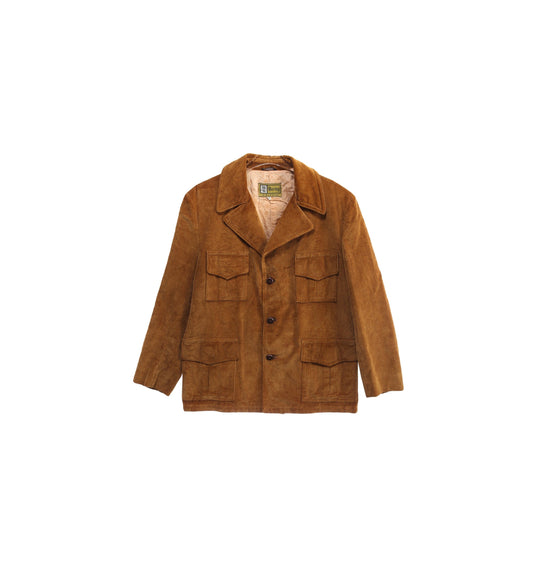 Vintage Men's Brown Corduroy Jackey by WR Derby - Estimated Era 1960's - 1970's