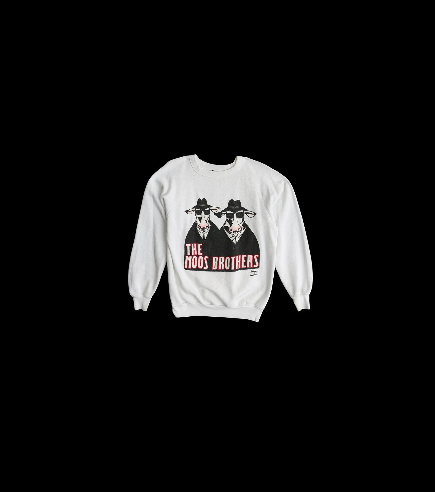 Vintage Graphic Sweatshirt with The Moons Brothers Print