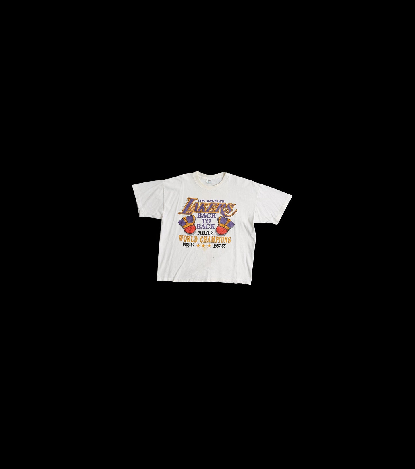 Vintage Lakers Back to Back World Champions GRaphic T-shirt
