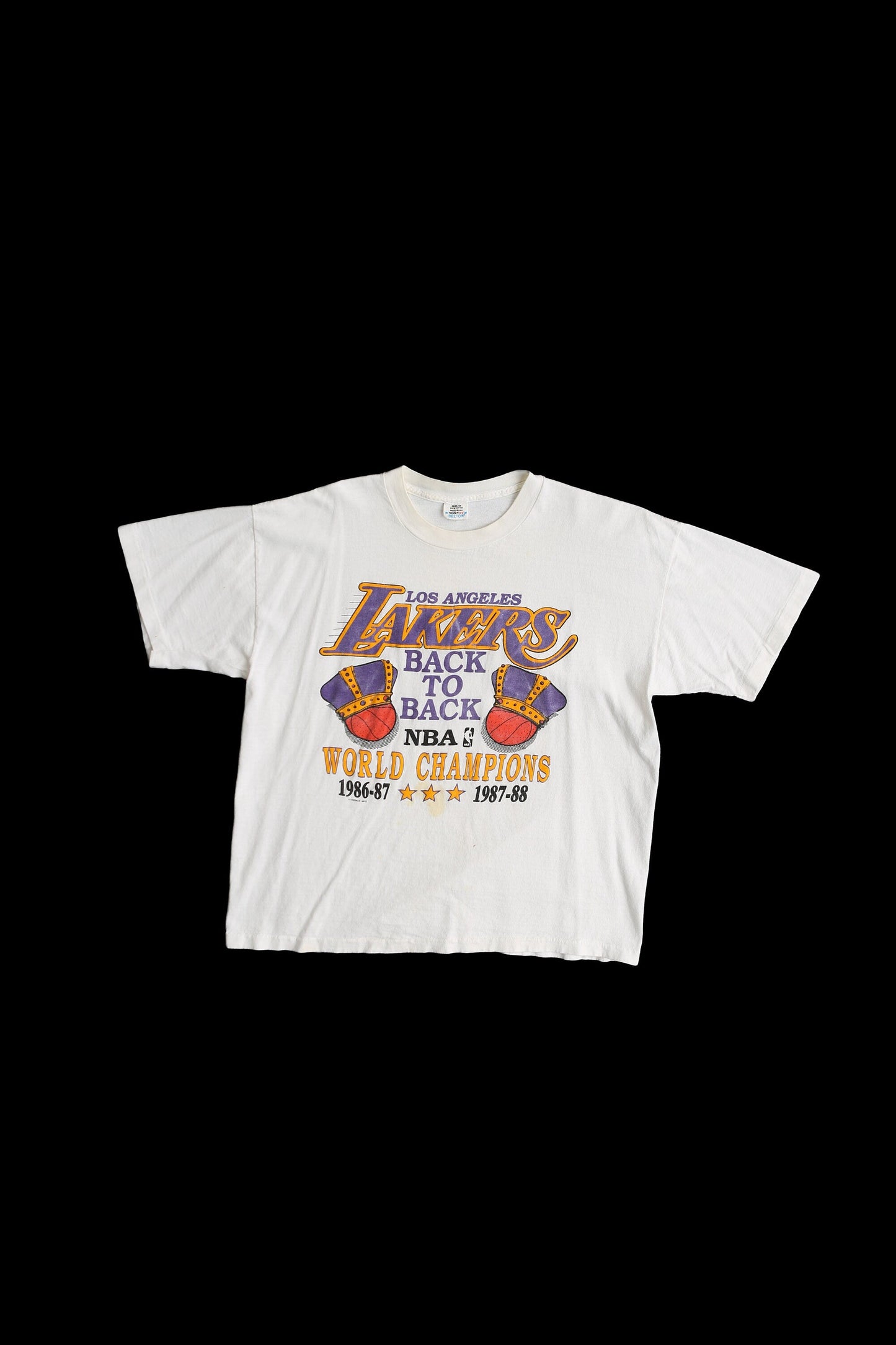 Vintage Lakers Back to Back World Champions GRaphic T-shirt