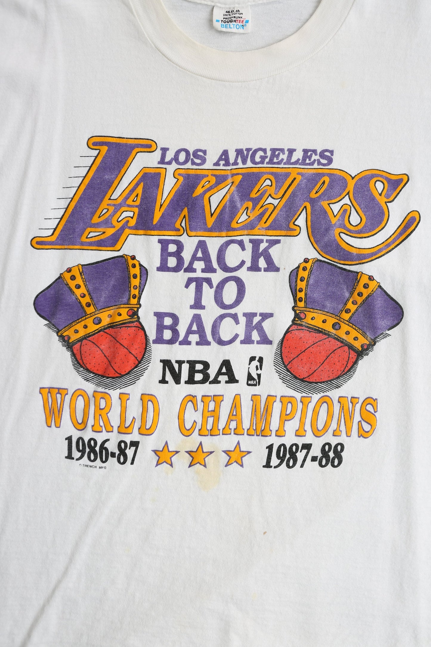 Vintage Lakers Back to Back World Champions GRaphic T-shirt