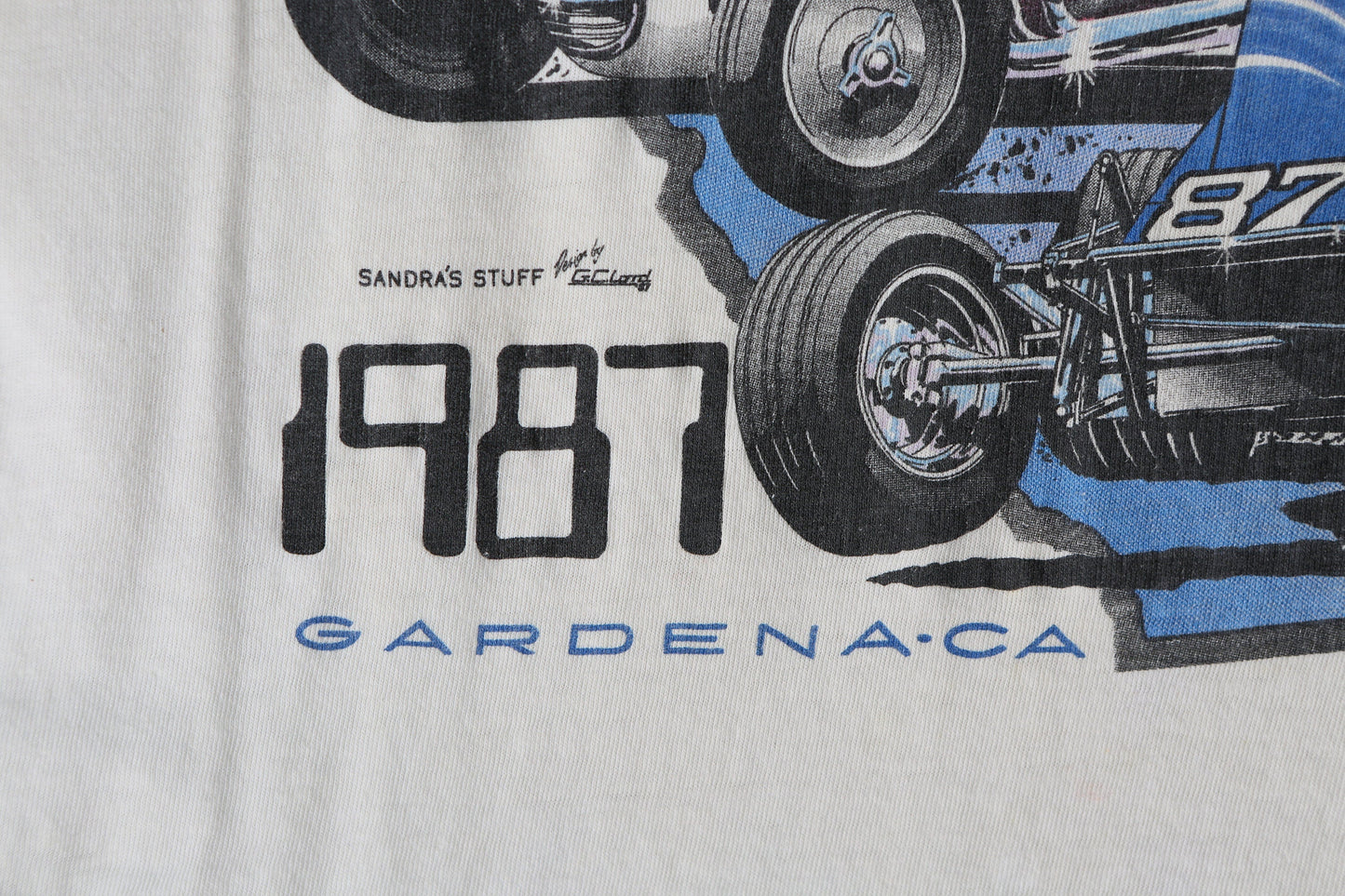 Vintage Ascot Park 30th Anniversary Racing Graphic T-shirt