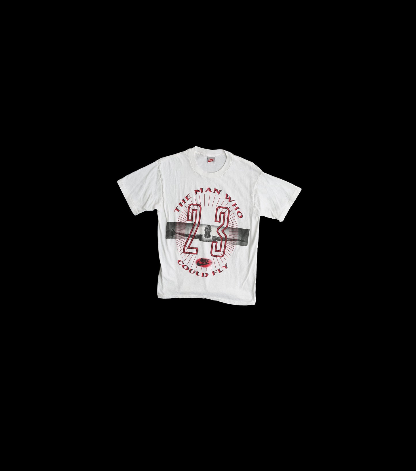 Vintage Nike Jordan Basketball Graphic T-shirt - The Man Who Could Fly
